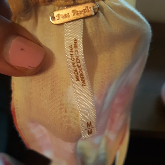 EUC FREE PEOPLE SMOCKED HALTER TUNIC MINI DRESS M - Picture 6 of 6